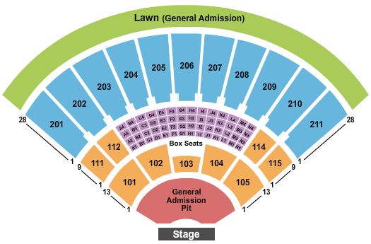 Toyota Amphitheatre Suicideboys Seating Chart